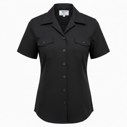 USNA Female Working Blues Short Sleeve Shirt