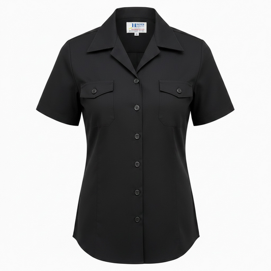 USNA Female Working Blues Short Sleeve Shirt