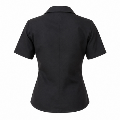 USNA Female Working Blues Short Sleeve Shirt