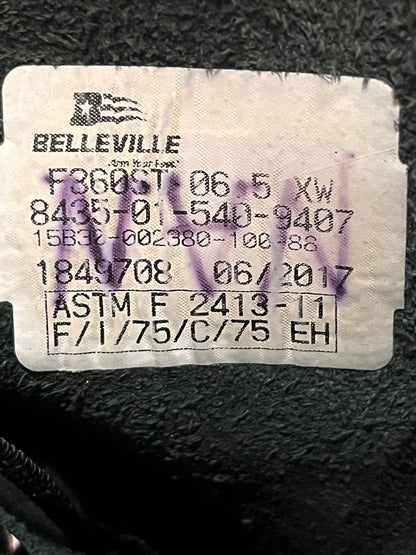 Last Chance - Belleville 360ST Men's Steel Toe Boots Size 6.5XW