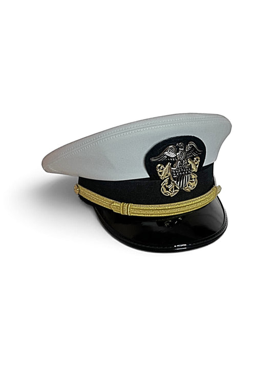 US NAVY WO/LCDR Combination Dress Cap