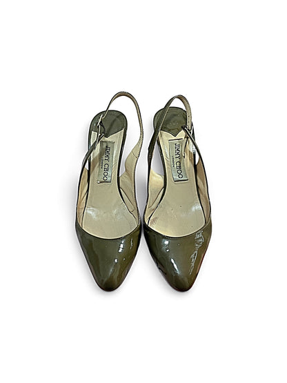 Jimmy Choo Izzy Patent Leather Slingback Pump