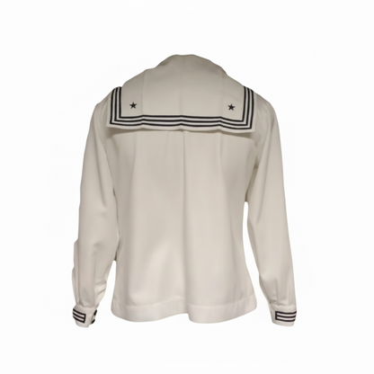 US NAVY Male White Dress Jumper Top