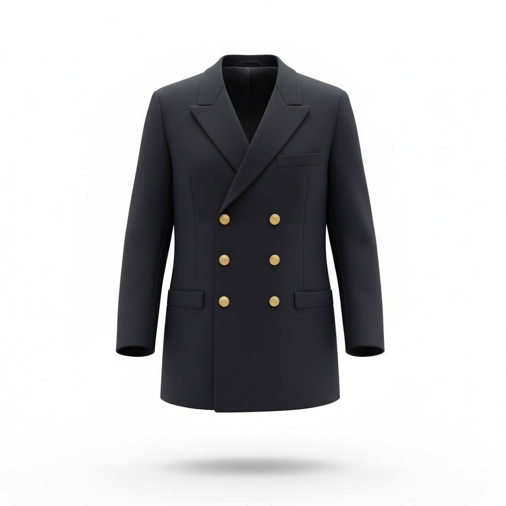 VINTAGE - US NAVY Male Service Dress Blue (SDB) Coat