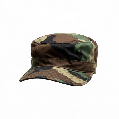 VINTAGE - US ARMY Woodland Hot Weather Cap