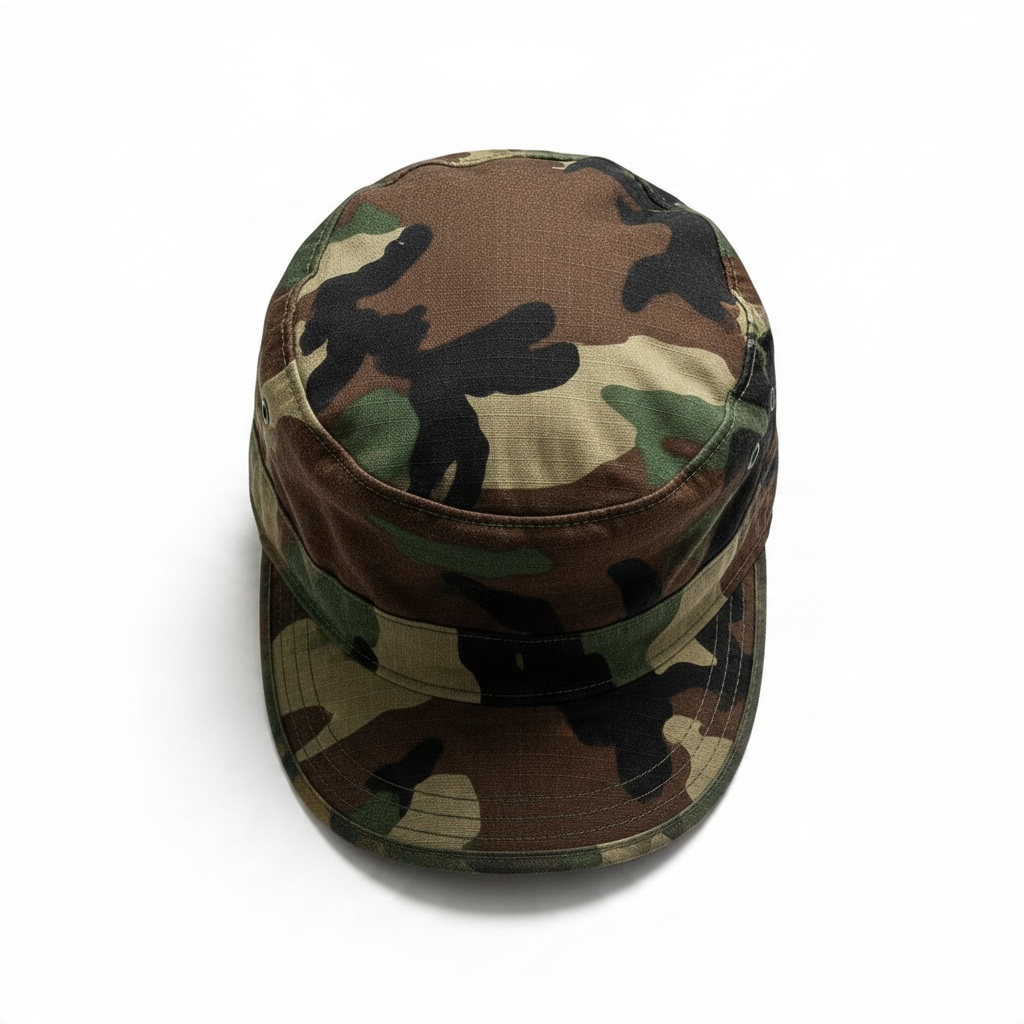 VINTAGE - US ARMY Woodland Hot Weather Cap