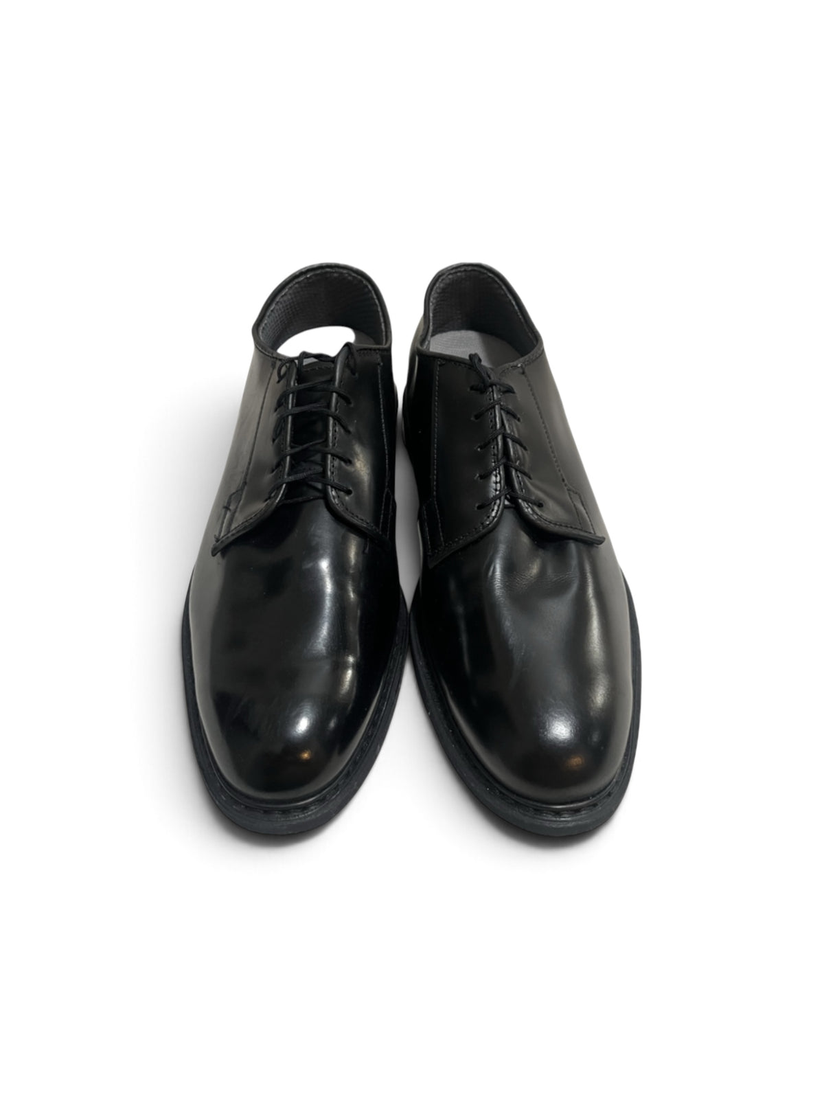 Capps Commander Black Leather Oxfords 90258