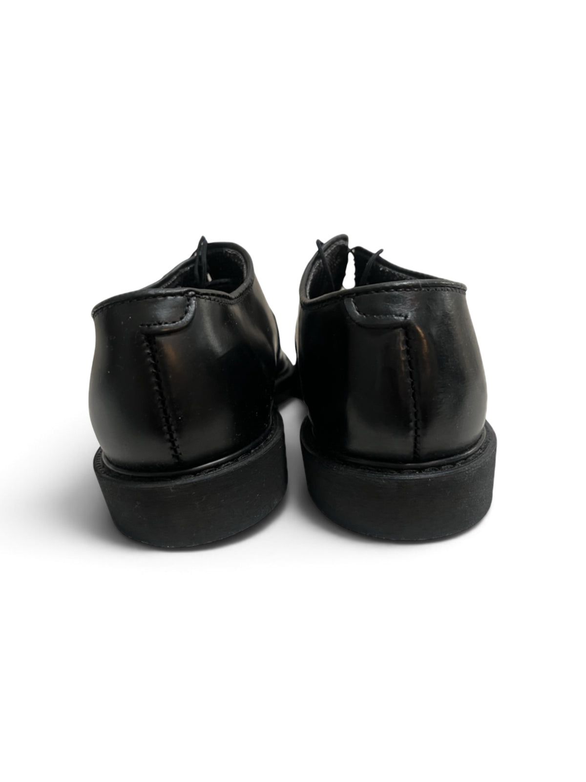 Capps Commander Black Leather Oxfords 90258