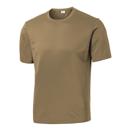 US ARMY Uniform T-Shirts Moisture Wicking Polyester Coyote (3 Pack)