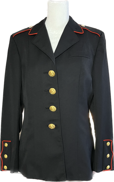 Enlisted Female Marine Officer Dress Blues Retired USMC Female Enlisted Dress Blue Coat Second Tour Uniforms Enlisted Female Marine Officer Dress Blues Retired USMC Female Enlisted Dress Blue Coat Second Tour Uniforms