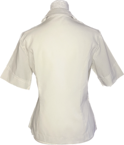US AIR FORCE Female White Short Sleeve Blouse