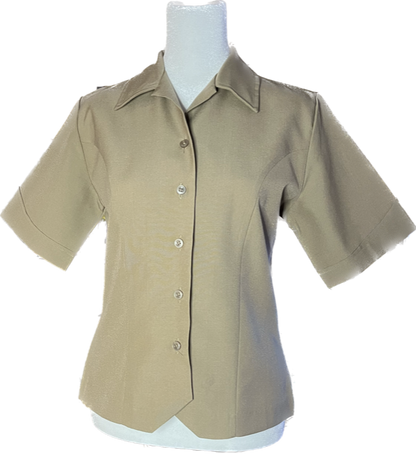 USMC Women's Short Sleeve Khaki Shirt
