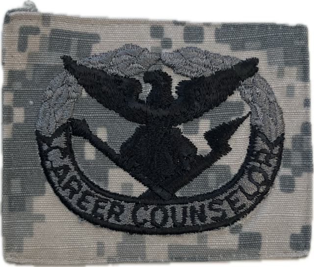 US ARMY Career Counselor Sew On Badge