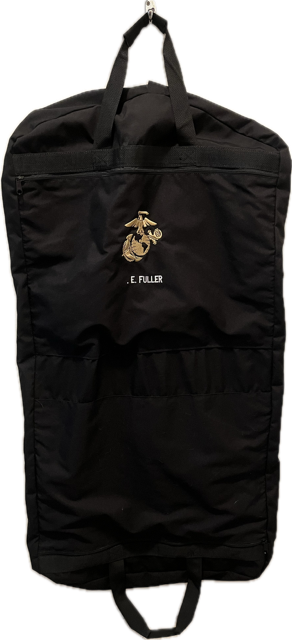 USMC Black Canvas Garment Bag