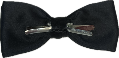 U.S. Military Black Bow Tie - Clip On