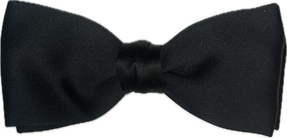 U.S. Military Black Bow Tie - Clip On