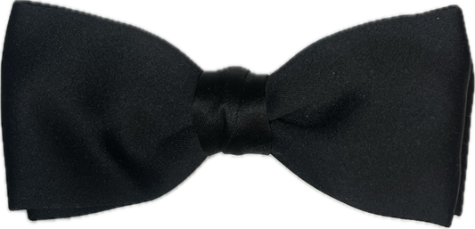 U.S. Military Black Bow Tie - Clip On