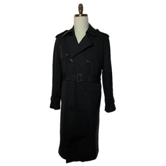 The Citadel Black All Weather Trench Coat