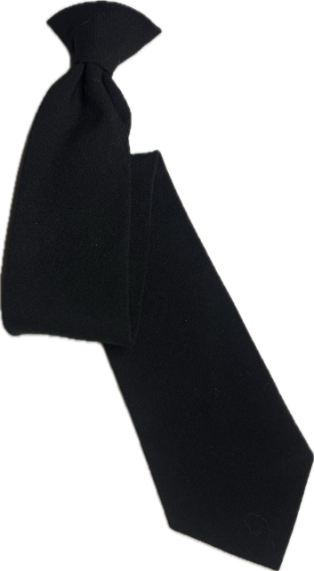 US NAVY Black Pre-Tied Necktie