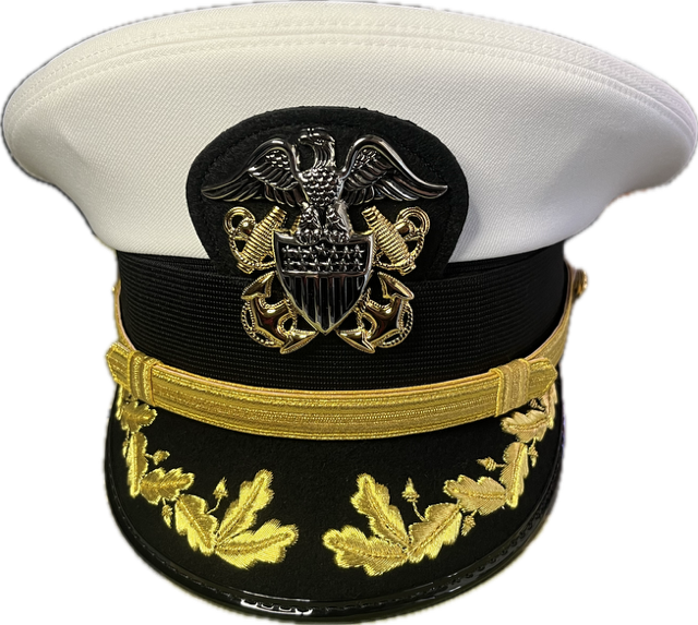 US NAVY Captain/Commander Combination Dress Cap – Second Tour Uniforms