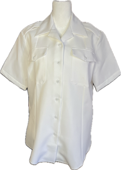 US NAVY Female Officer/CPO Service White Shirt Used / 36 / White US NAVY Female Officer/CPO Service White Shirt Used / 36 / White