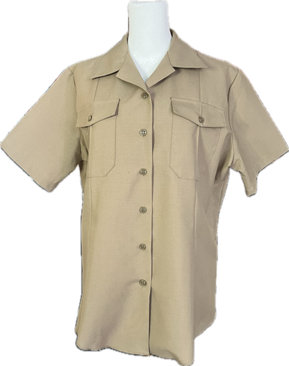 US NAVY Female Officer/CPO Service Khaki Shirt