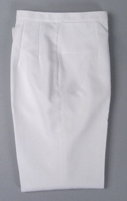 US NAVY Female Officer/CPO Unbelted White Dress Slacks