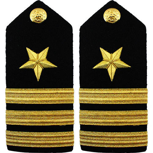 US NAVY Hard Shoulder Board - Line Commander