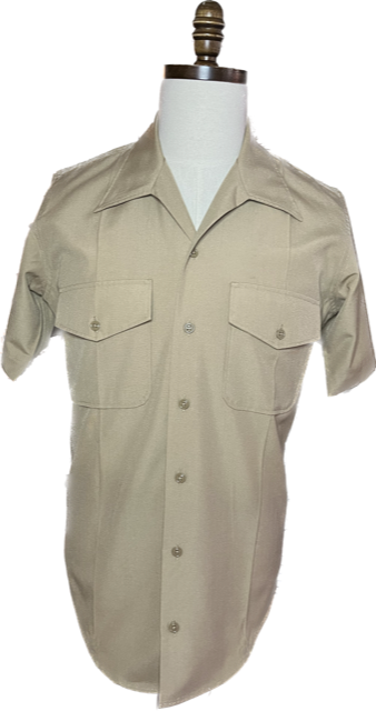 USMC Men's Khaki Short Sleeve Shirt