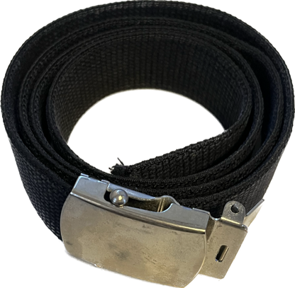 FAIR - Black w/ Silver Buckle Belt