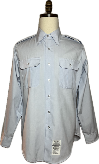 US AIR FORCE Men's Long Sleeve Blue Shirt