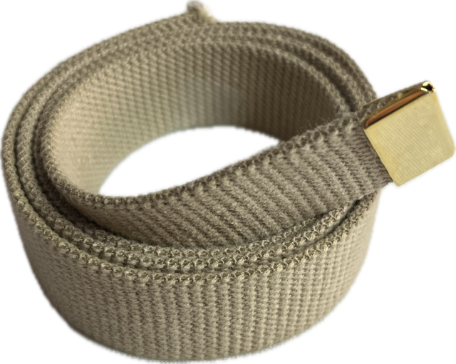 US NAVY Khaki Cotton Belt