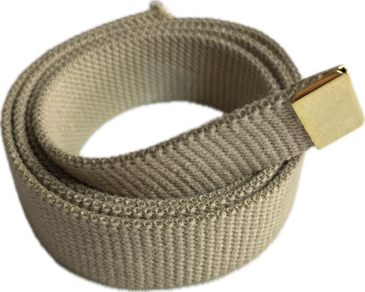 US NAVY Khaki Cotton Belt