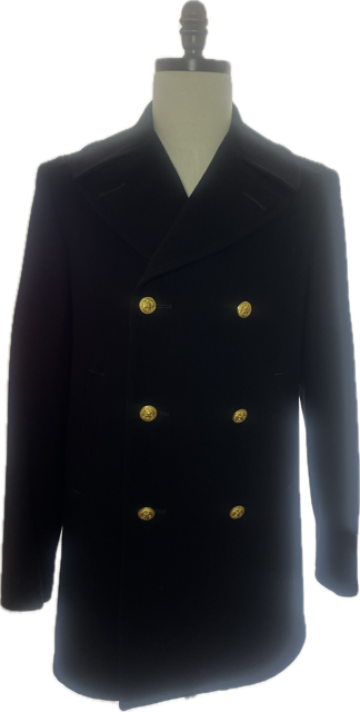 US NAVY Men's Officer/CPO Reefer Peacoat