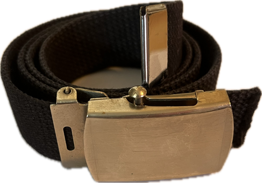 FAIR - Black w/ Silver Buckle Belt