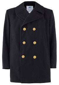 US NAVY Men's Officer/CPO Reefer Peacoat