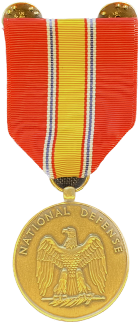 National Defense Full Size Medal - Non Anodized