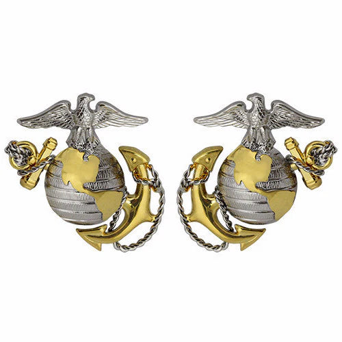 USMC Officer Dress Uniform Collar Devices