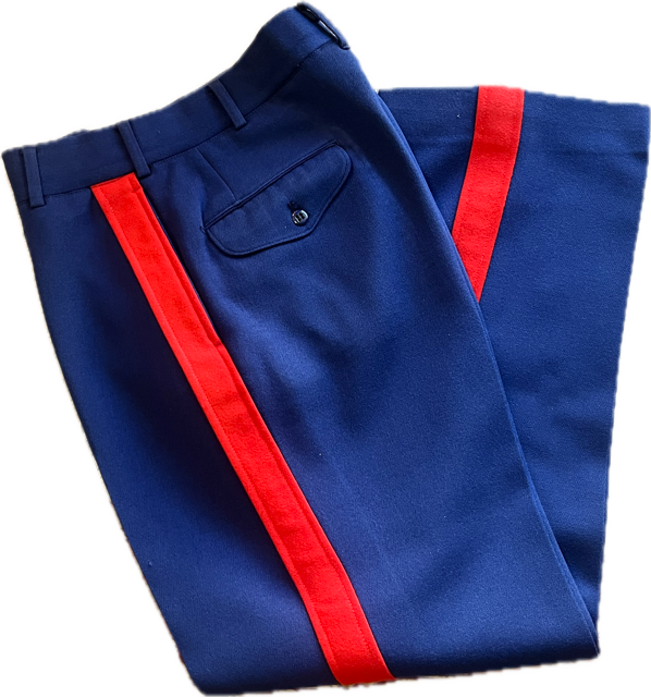 USMC Officer Blue Dress Trousers – Second Tour Uniforms