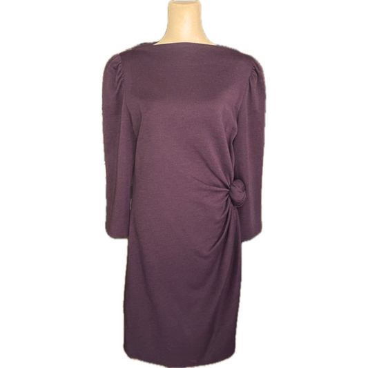 Vintage Lanvin Purple Sheath Dress