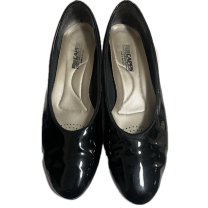 Capps Black Patent Pumps