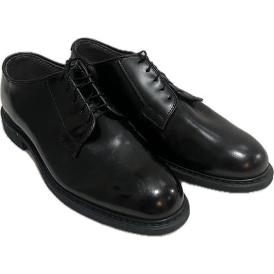 Capps Commander Black Leather Oxfords 90258 Size 10E