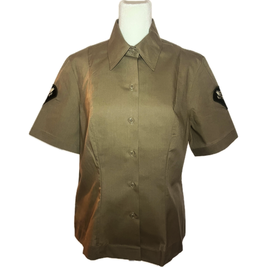 US ARMY Enlisted Female Army Green Service Uniform (AGSU) Short Sleeve Shirt