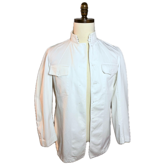 VINTAGE - US NAVY Male Service Dress White Coat