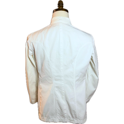 VINTAGE - US NAVY Male Service Dress White Coat