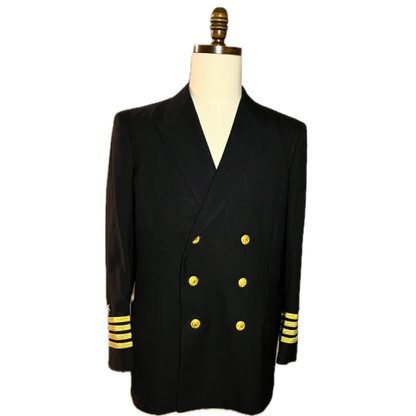 VINTAGE - US NAVY Male Service Dress Blue (SDB) Coat