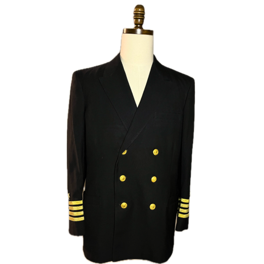 VINTAGE - US NAVY Male Service Dress Blue (SDB) Coat