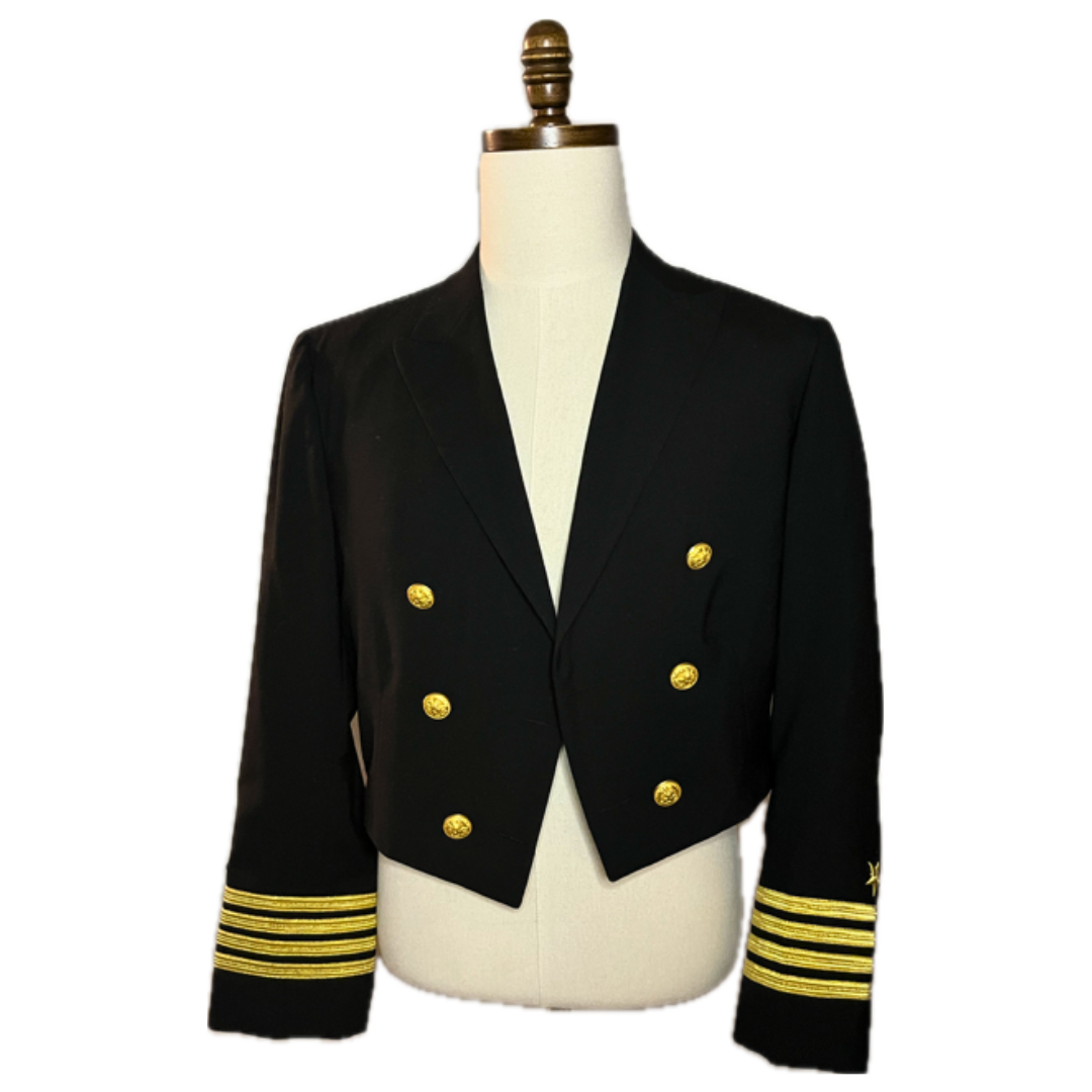 VINTAGE - US NAVY Male Dinner Dress Blue Jacket