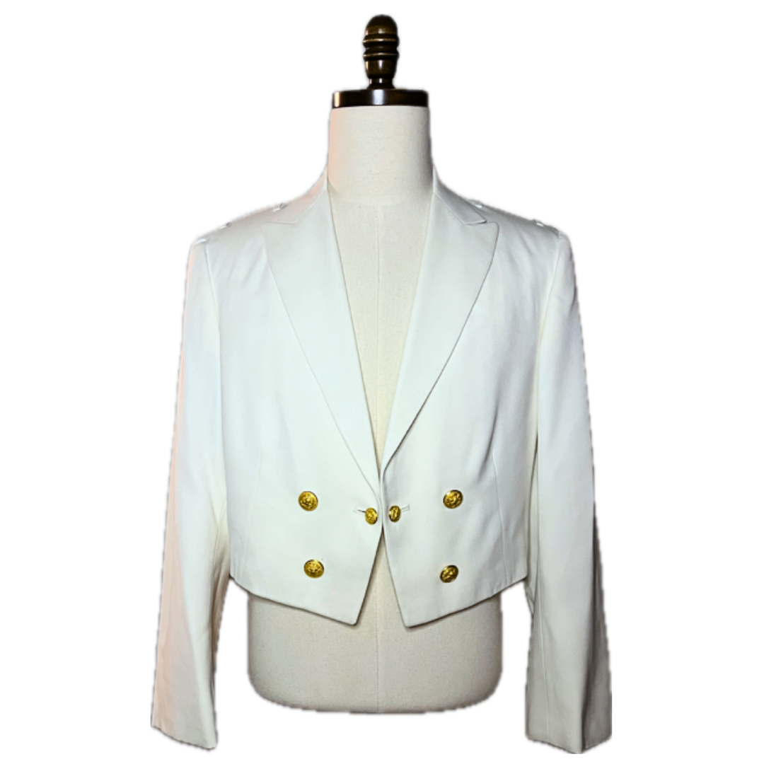 VINTAGE - US NAVY Male Dinner Dress White Jacket