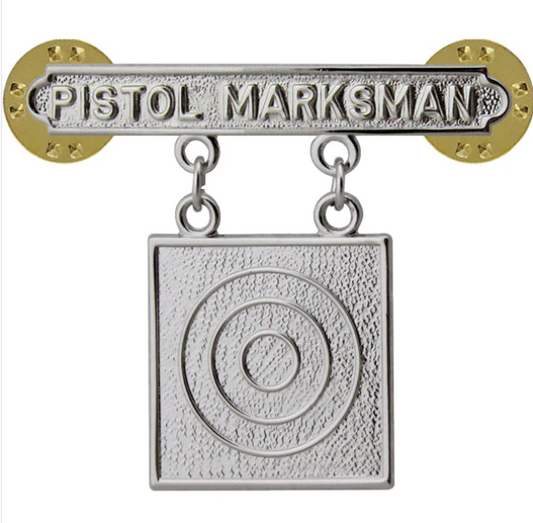 USMC Pistol Marksman Badge